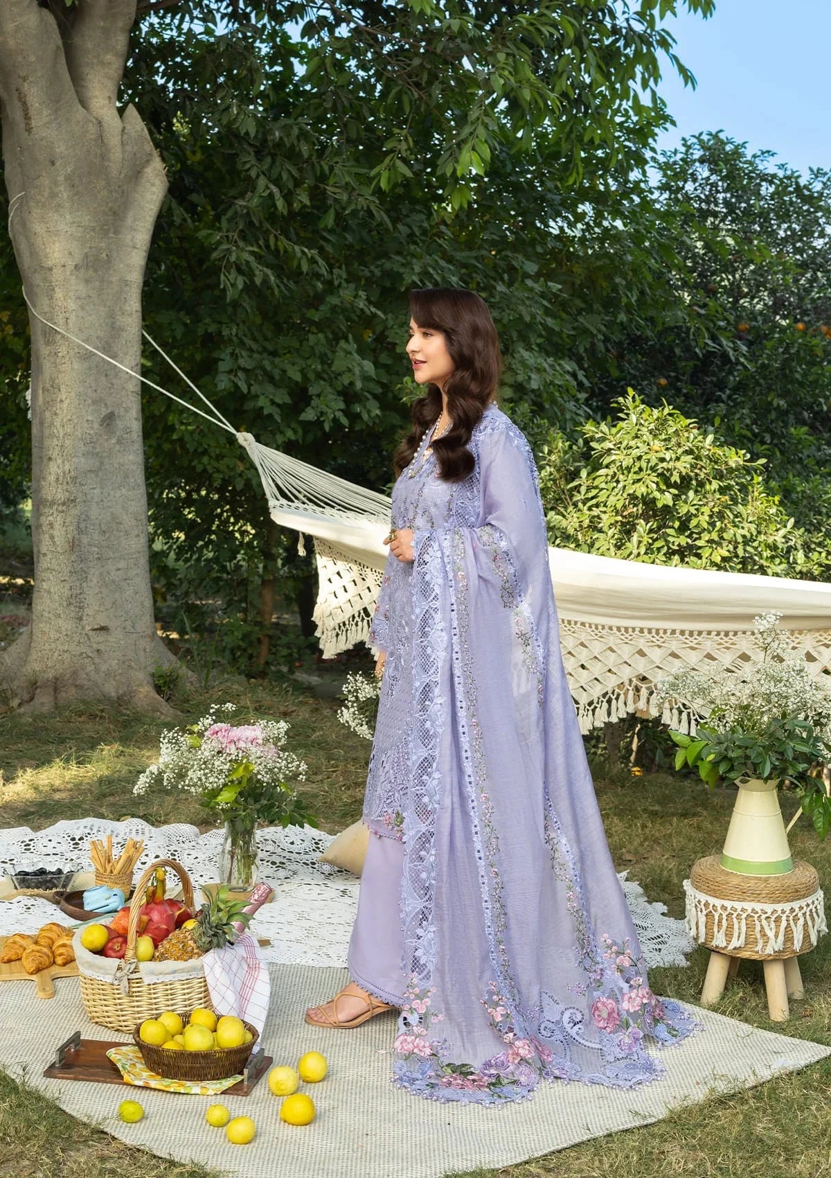 Embroidered Lawn Suit By ELAF