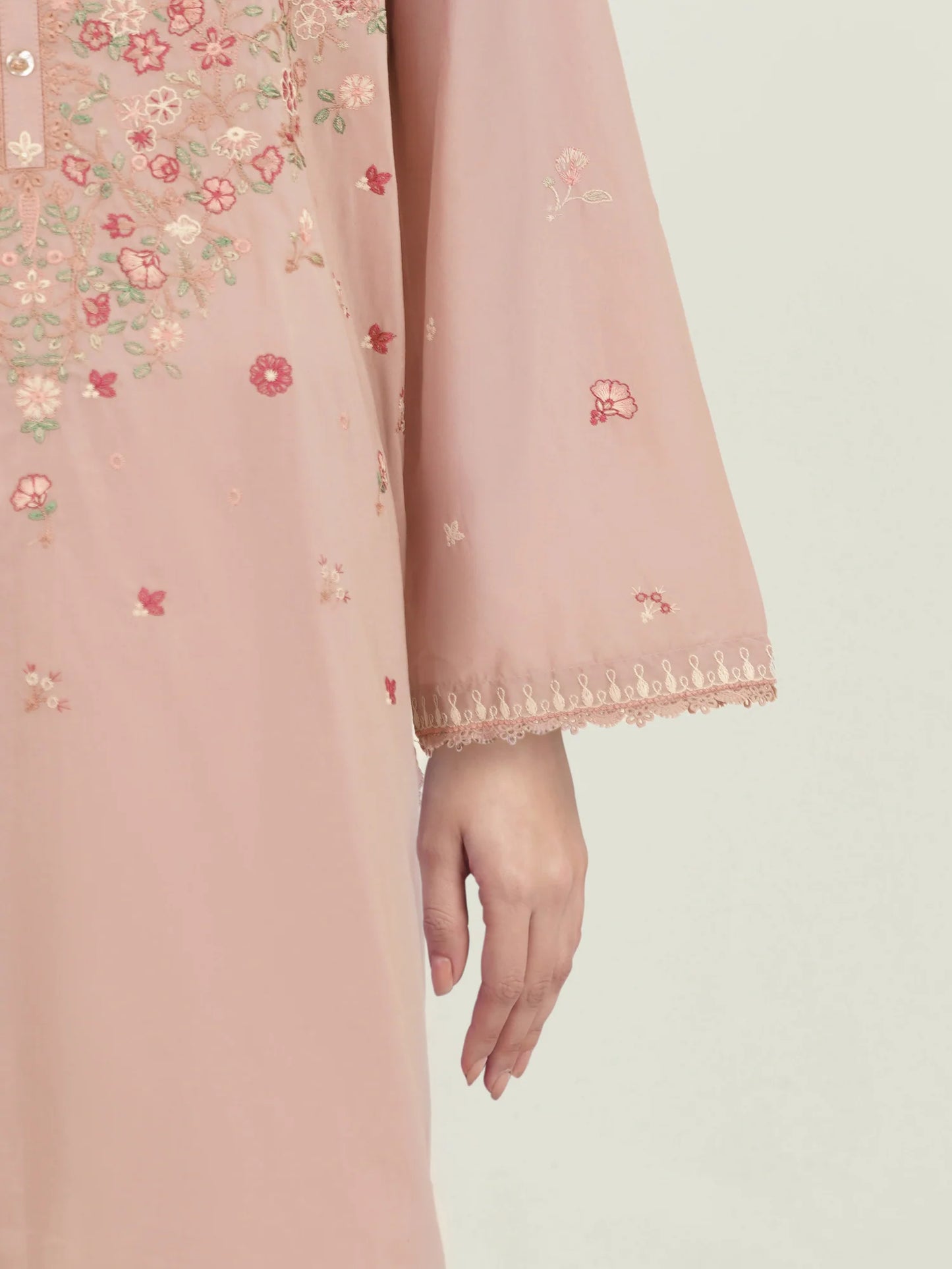 2 Piece Lawn Suit- Embroidered