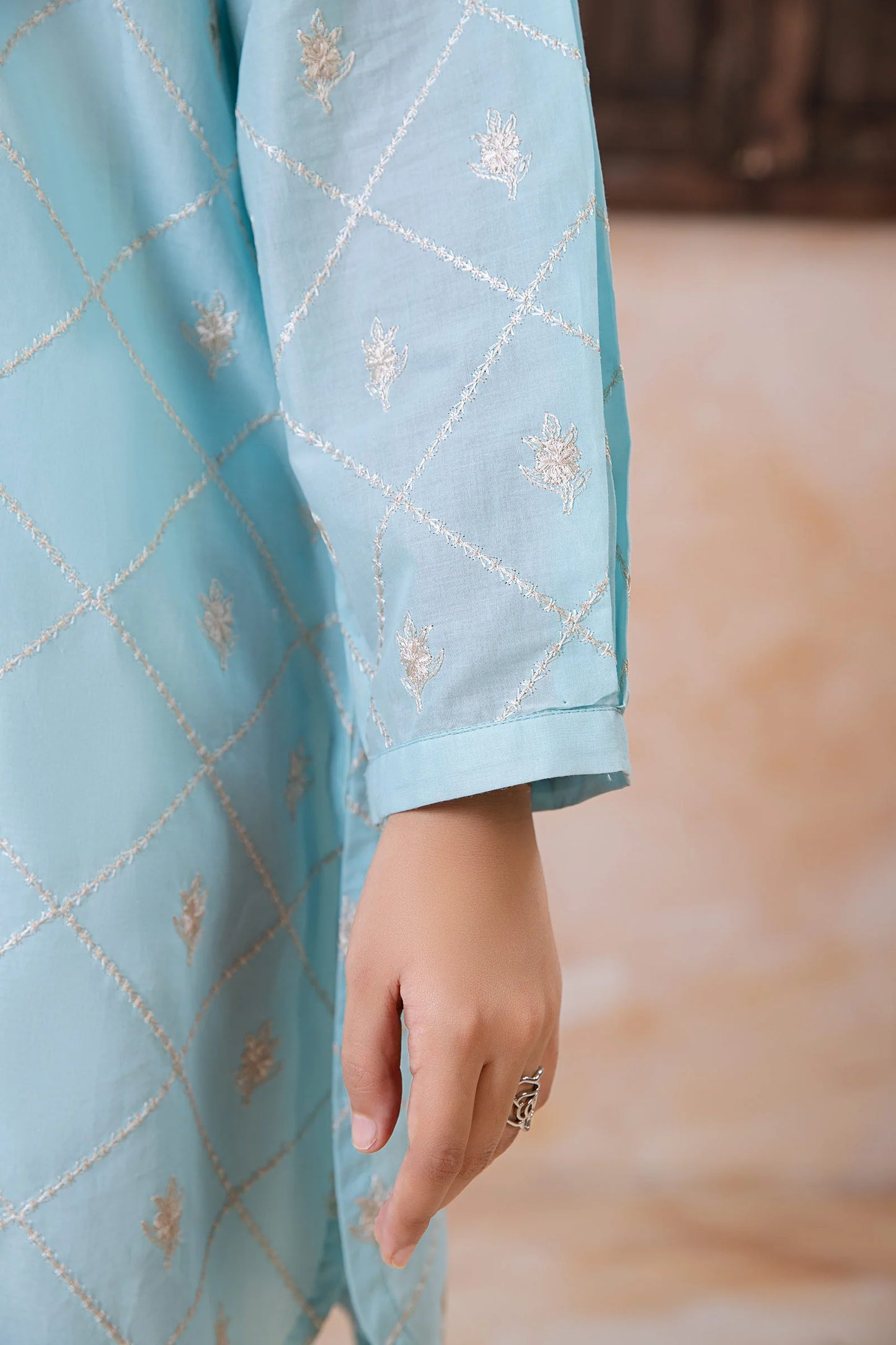 2 Piece Embroidered Lawn Suit by MARIA.B