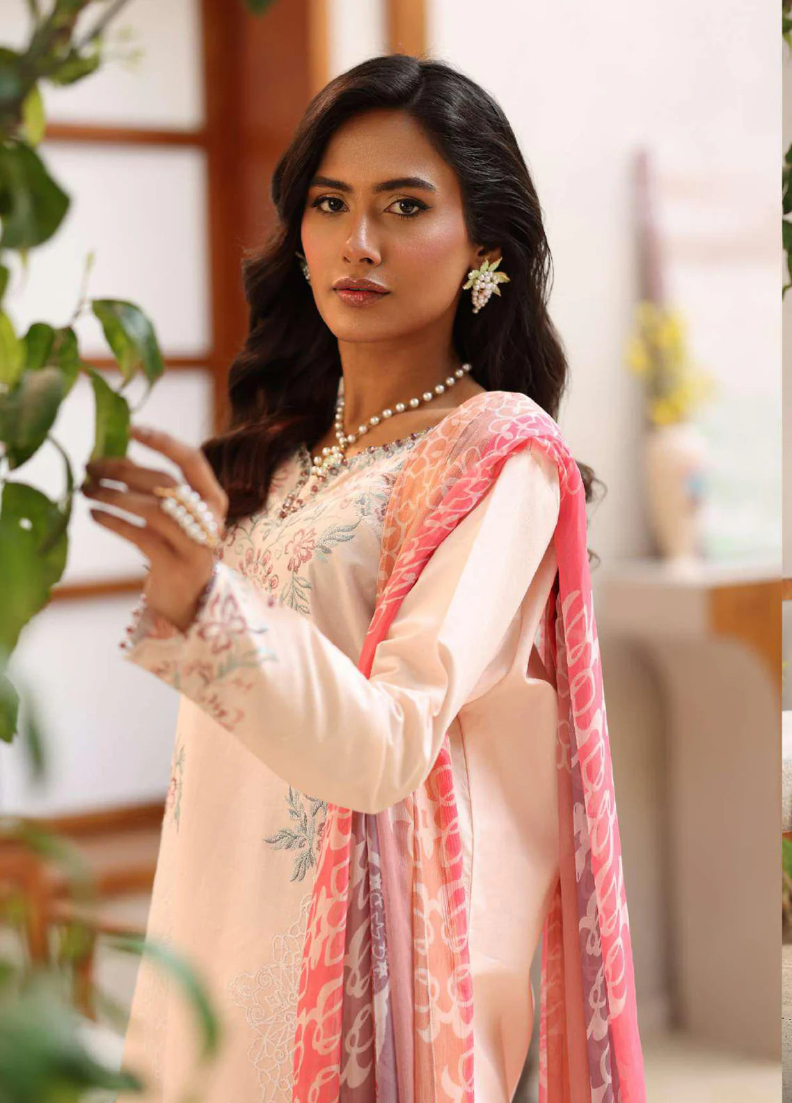 Rameen By Raaya Embroidered Lawn 3 Piece Unstitched Suit