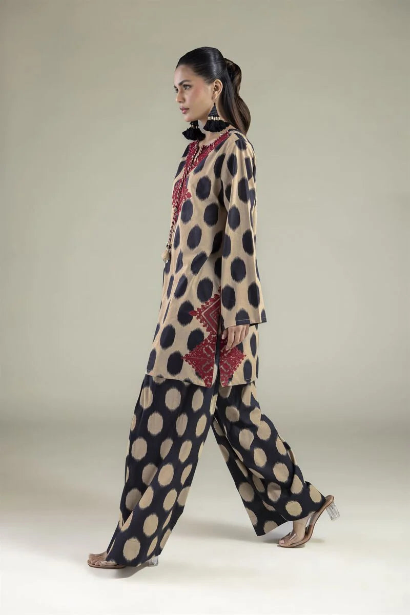Fabrics 2 Piece Embroidered lawn by Khaddi