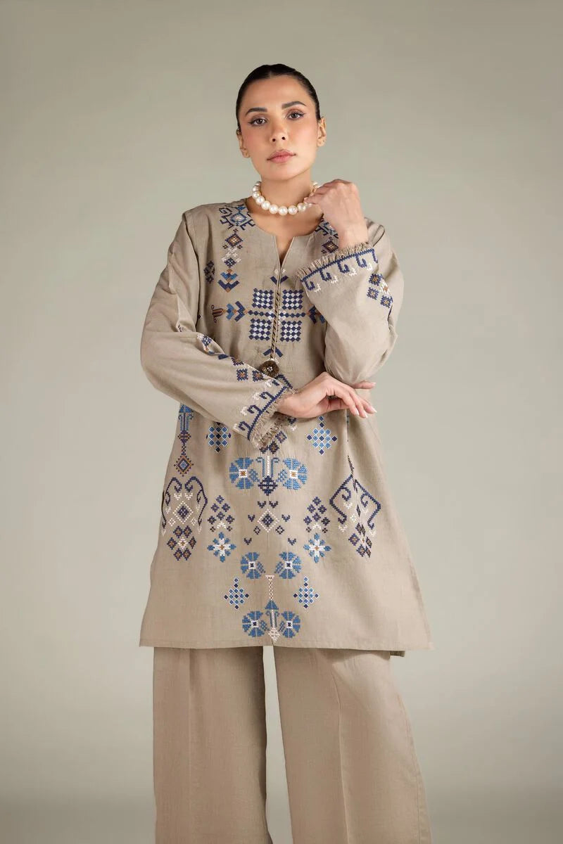 Fabrics 2 Piece Embroidered Lawn Suit by Khaddi