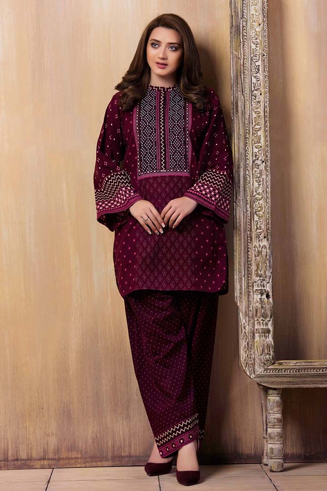Embroidered Lawn 2 Piece suit