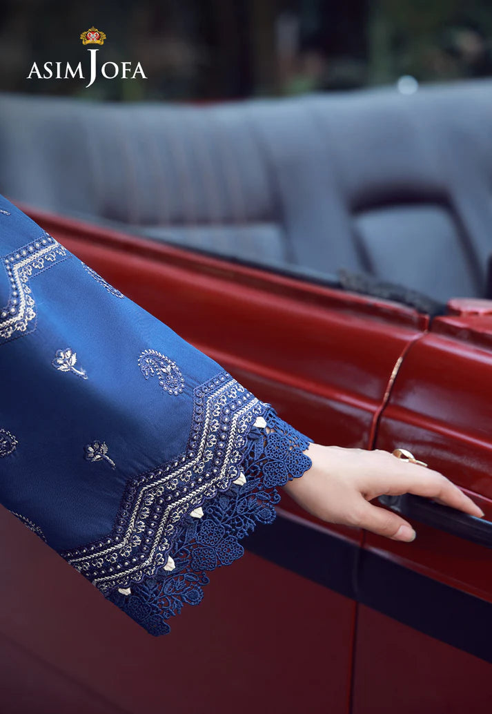 Embroidered Cambric Unstitched 3 Pcs By ASIM JOFA