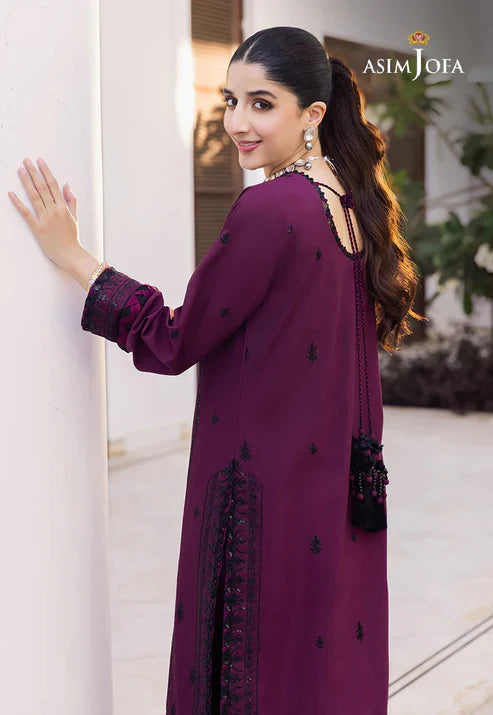 Asim Jofa Embroidered Lawn Suits Unstitched 2 Piece