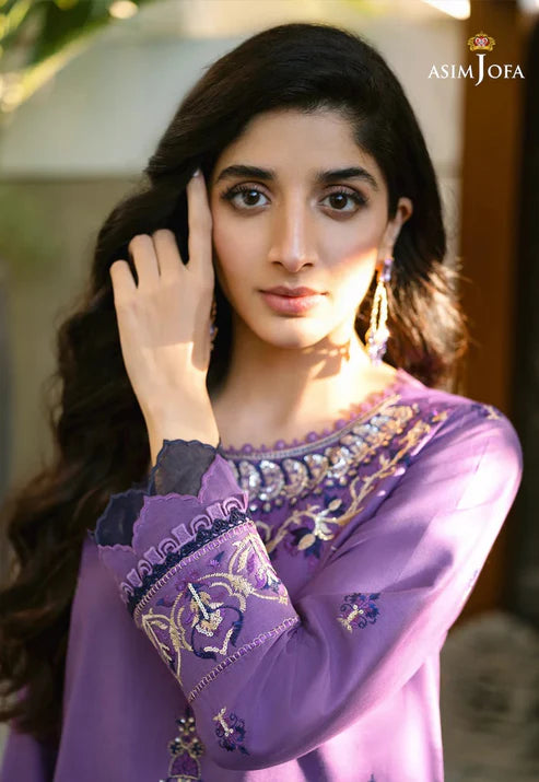 Asim Jofa Embroidered Lawn Suits Unstitched 2 Piece