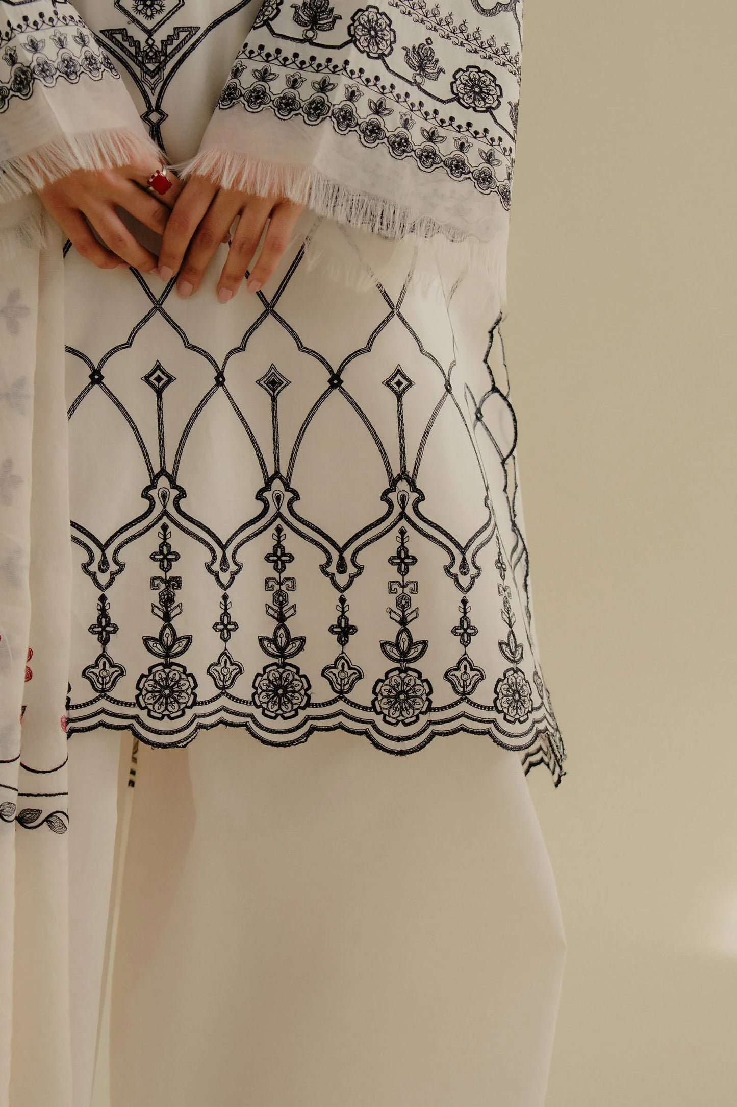 Embroidered Lawn Unstitched 3Pc Suit