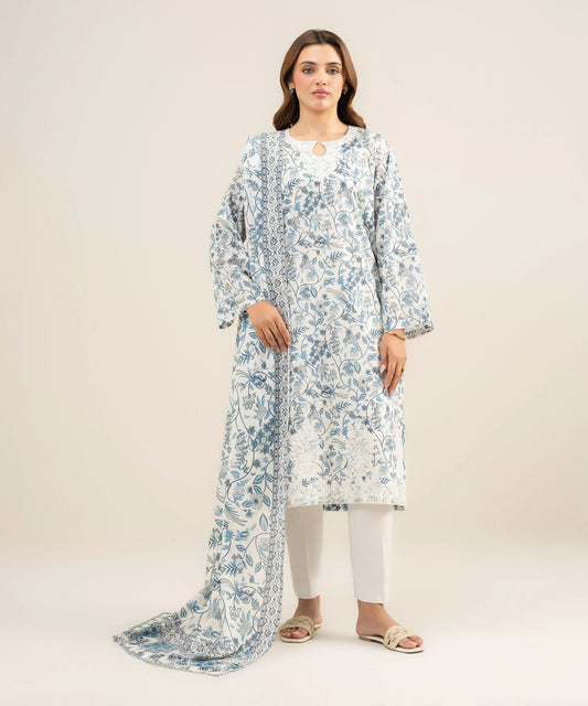 2 Piece - Embroidered Lawn Suit