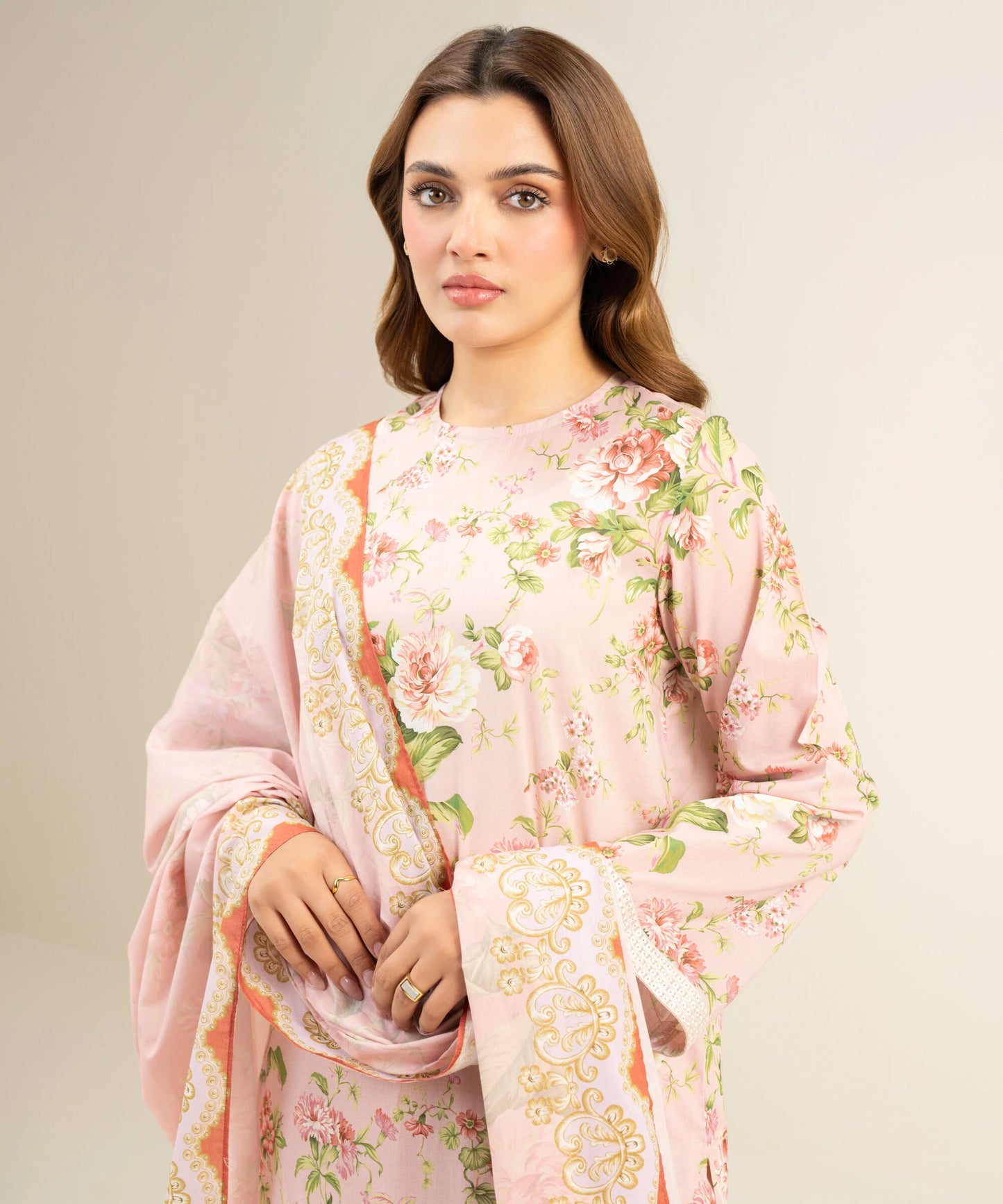 2 Piece - Embroidered Lawn Suit