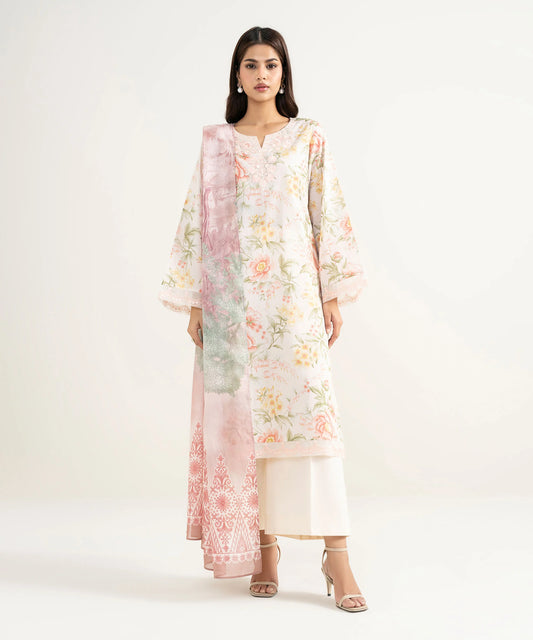 2 Piece - Embroidered Lawn Suit
