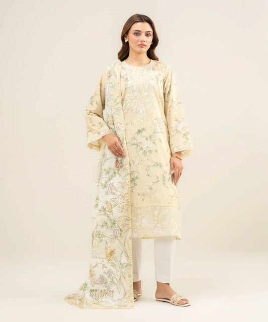2 Piece - Embroidered Lawn Suit