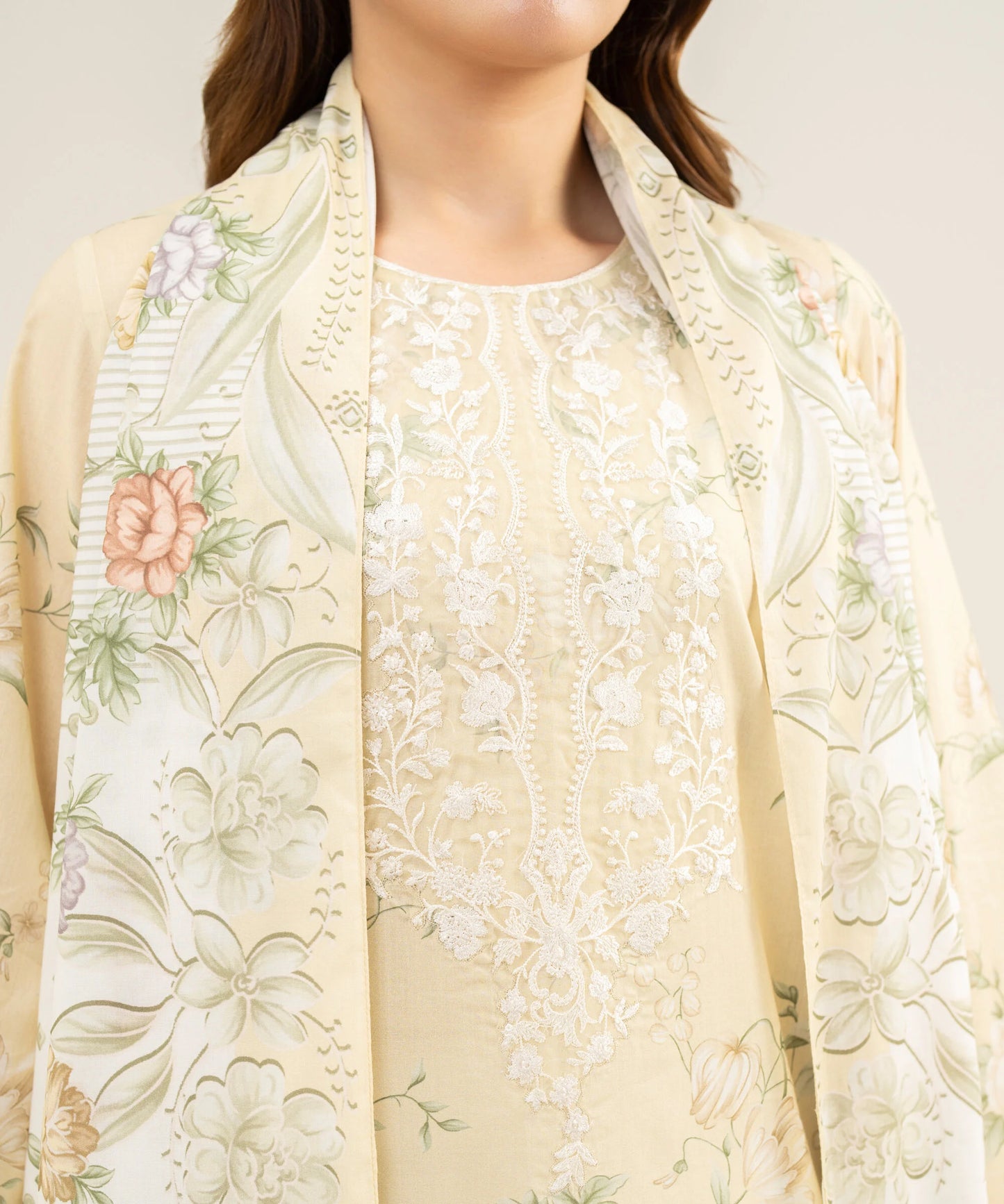 2 Piece - Embroidered Lawn Suit