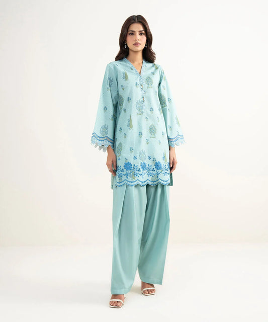 2 Piece - Embroidered Lawn Suit By Sapphire
