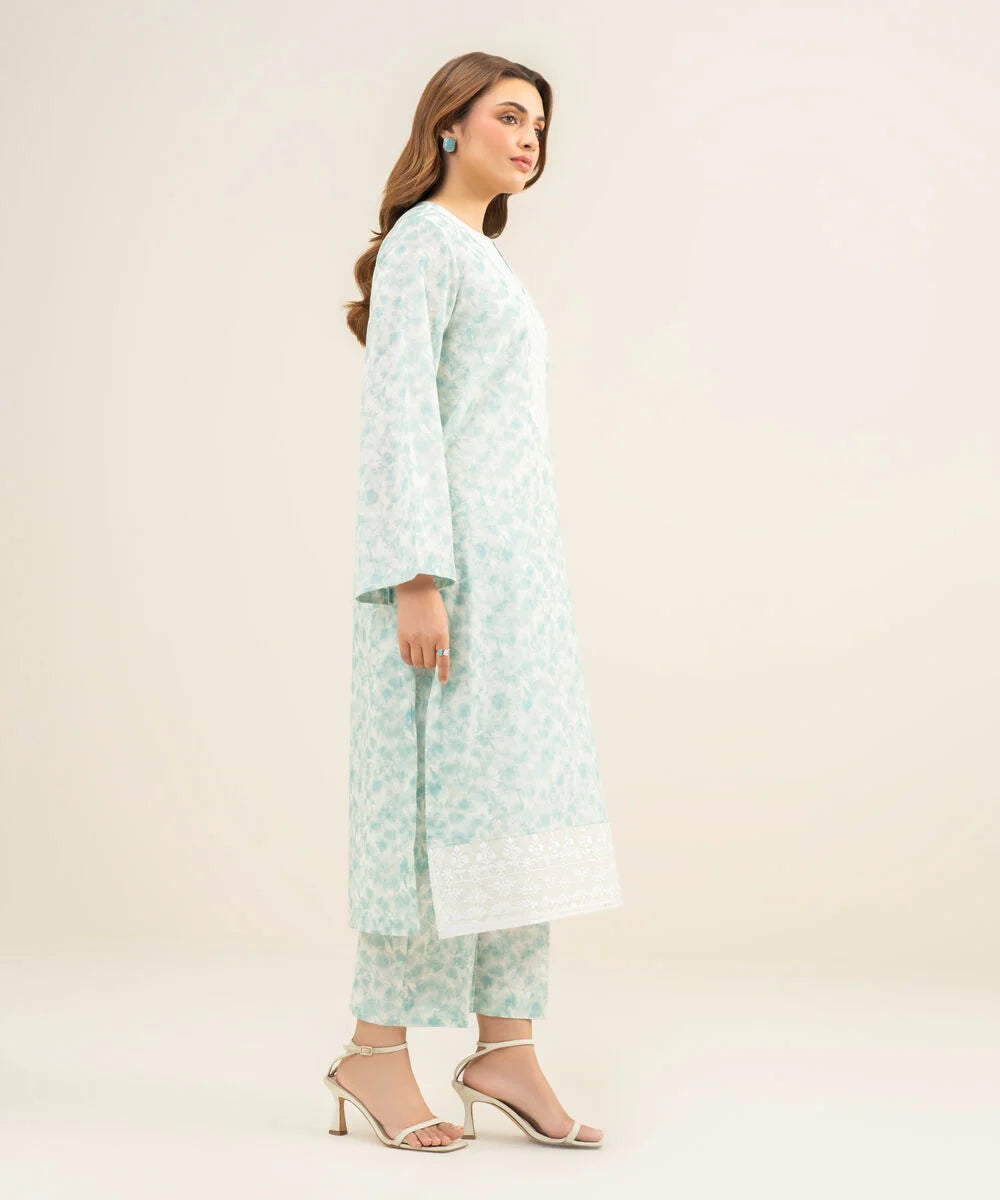 2 Piece - Embroidered Lawn Suit By Sapphire