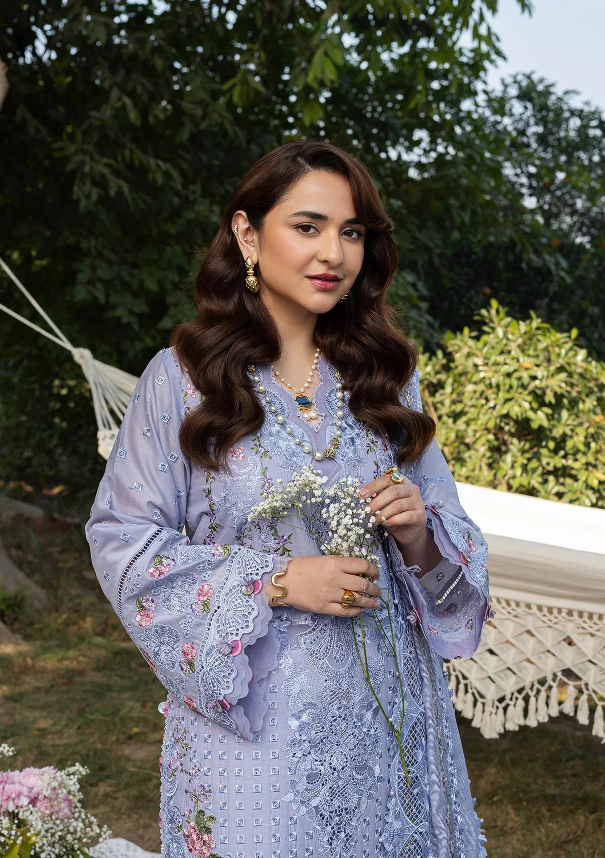Embroidered Lawn Suit By ELAF
