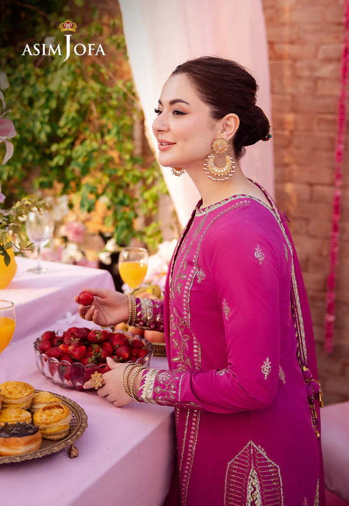 EMBROIDERED LAWN SILK 3 PCS BY ASIM JOFA