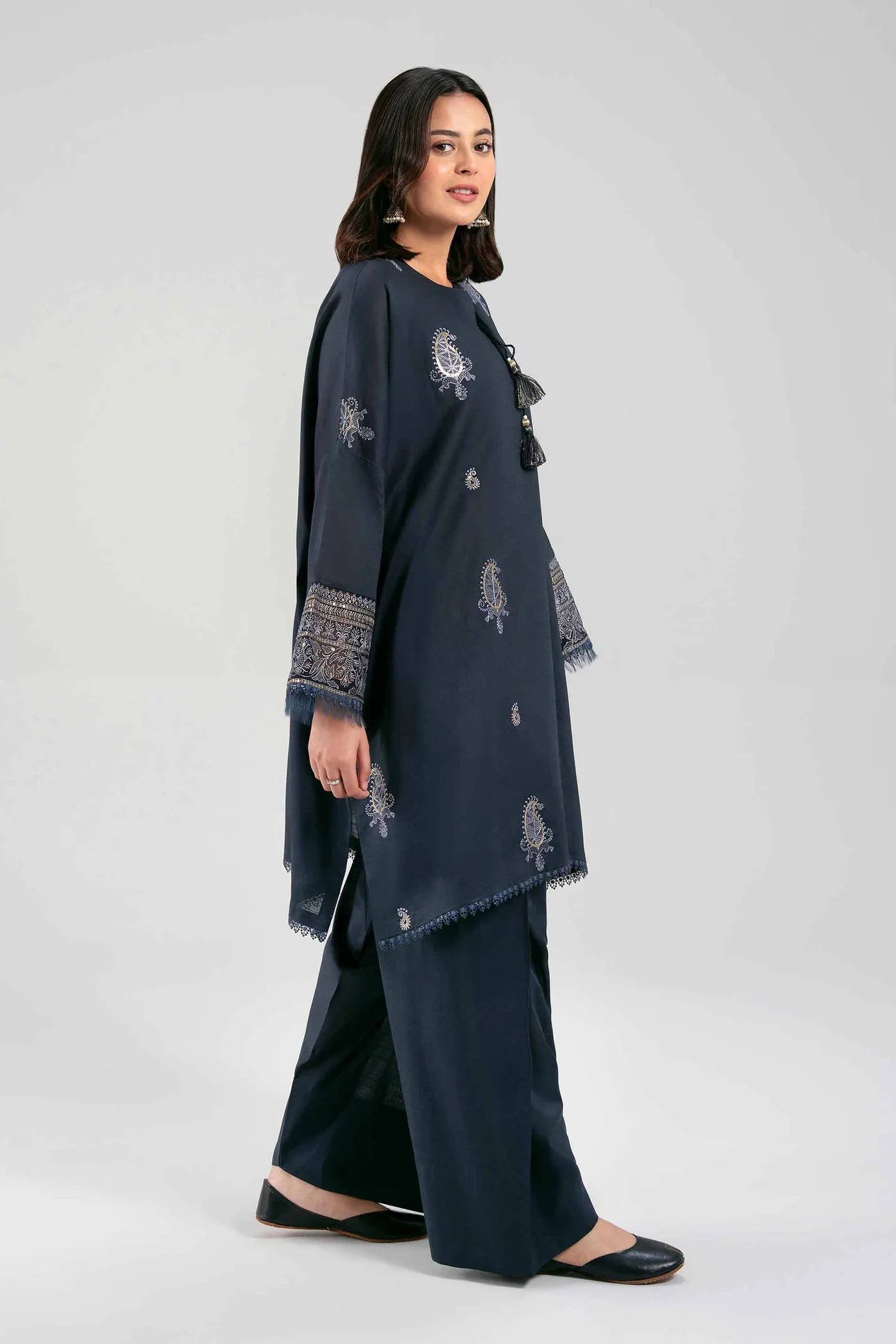2 PIECE - EMBROIDERED LAWN SUIT