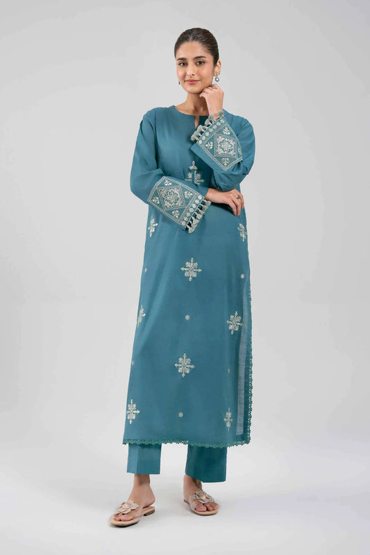 2 PIECE - EMBROIDERED LAWN SUIT