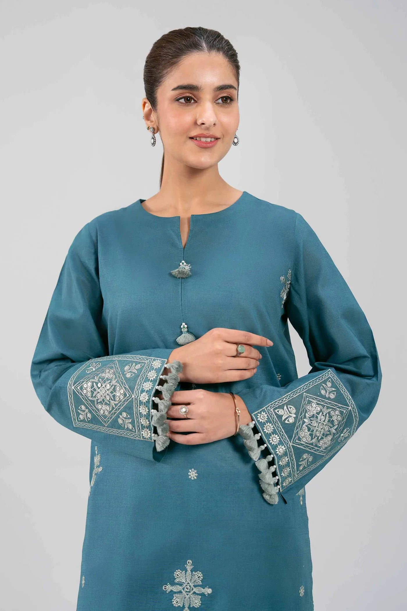 2 PIECE - EMBROIDERED LAWN SUIT