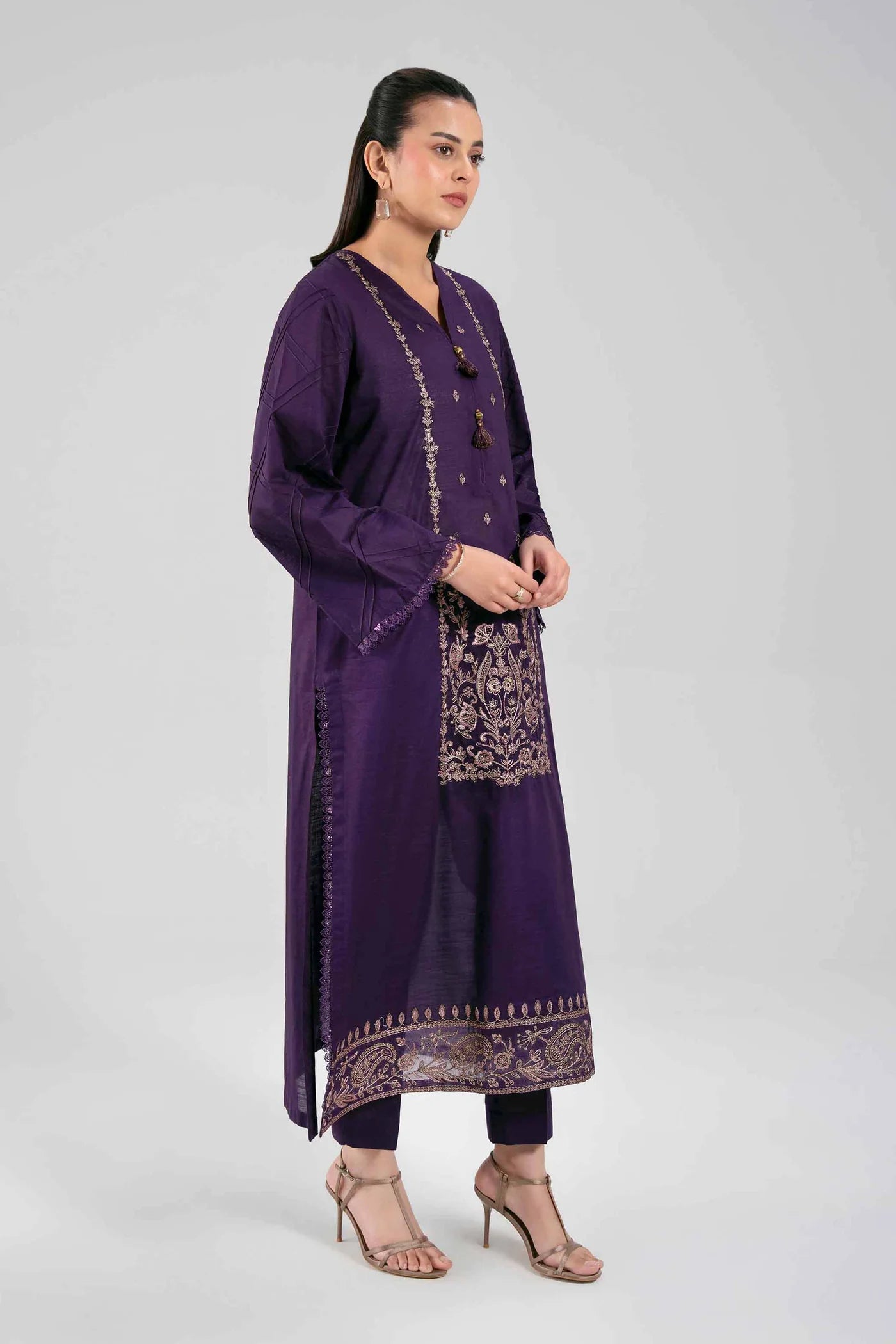 2 PIECE - EMBROIDERED LAWN SUIT