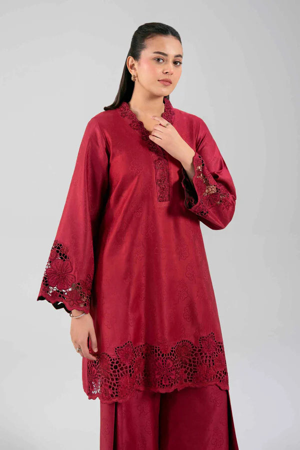 2 PIECE - EMBROIDERED LAWN SUIT