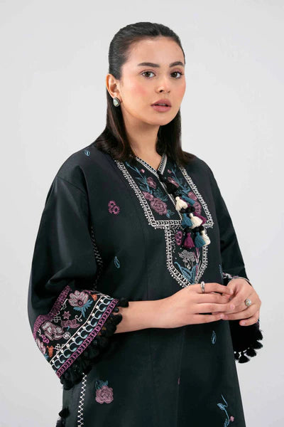 2 Piece - Digital Printed Embroidered Suit by Nishat