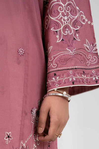 2 Piece - Digital Printed Embroidered Suit by Nishat