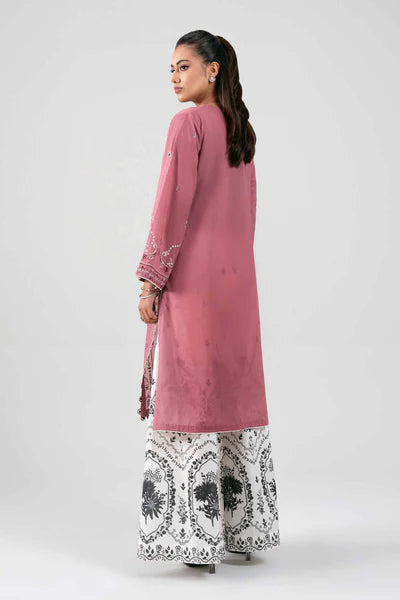 2 Piece - Digital Printed Embroidered Suit by Nishat
