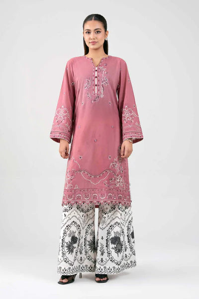 2 Piece - Digital Printed Embroidered Suit by Nishat
