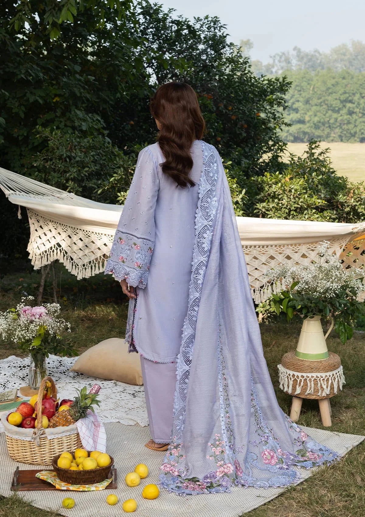 Embroidered Lawn Suit By ELAF