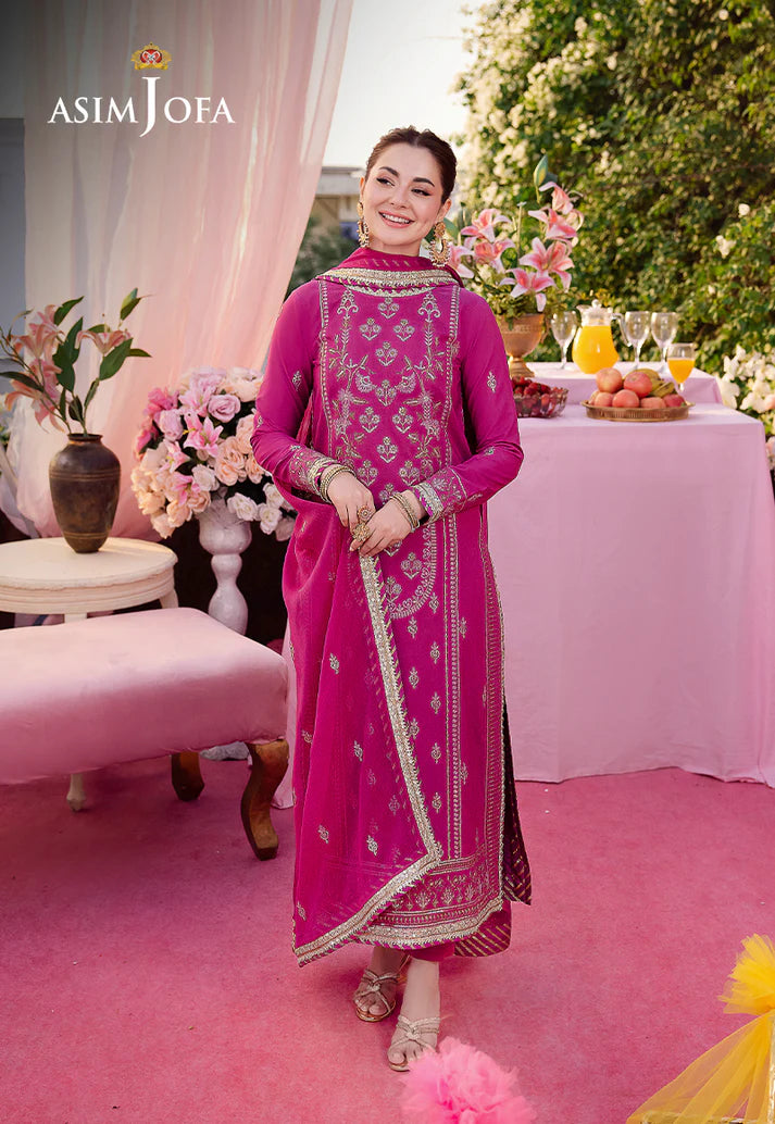 EMBROIDERED LAWN SILK 3 PCS BY ASIM JOFA