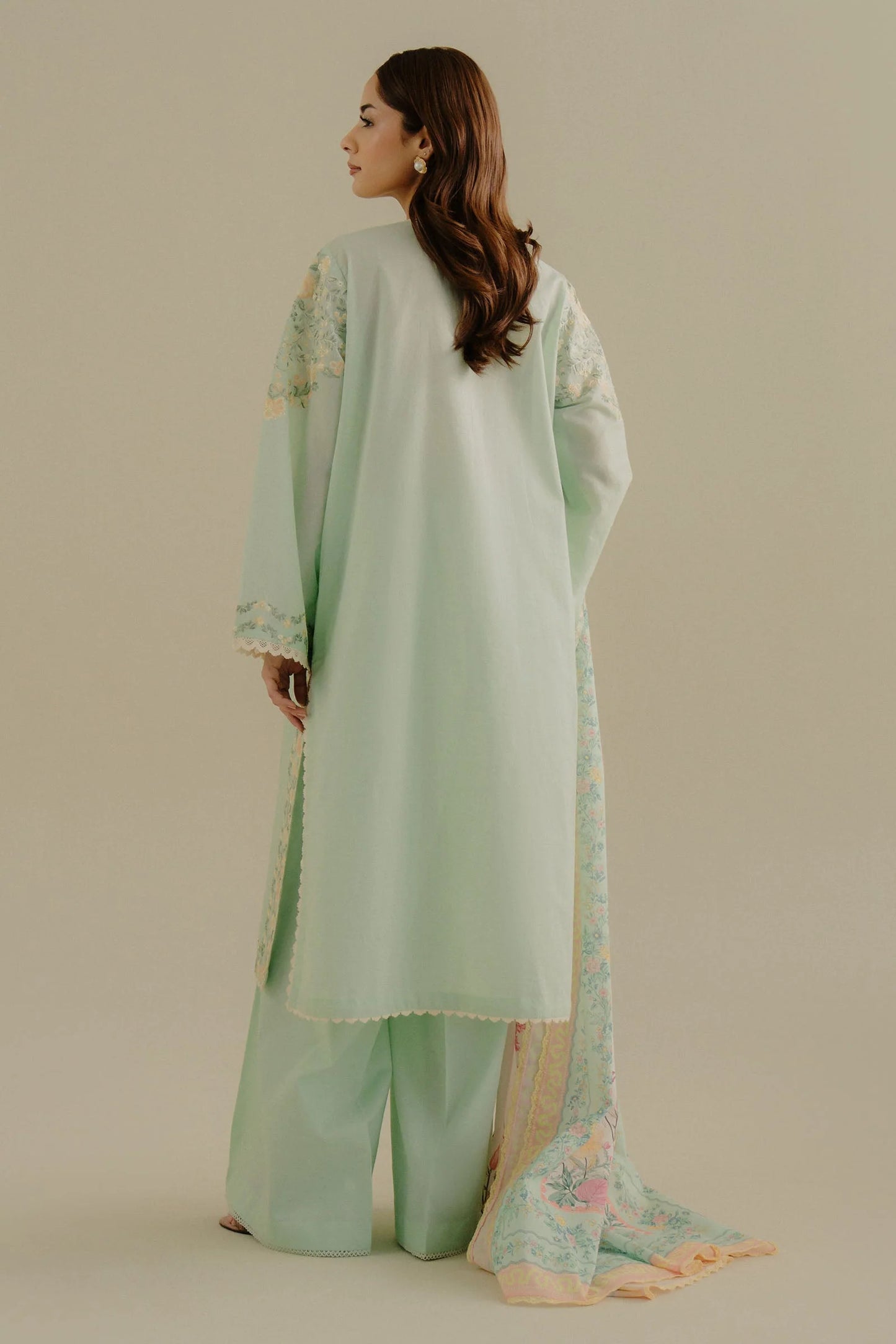 Embroidered Lawn Unstitched 3Pc Suit