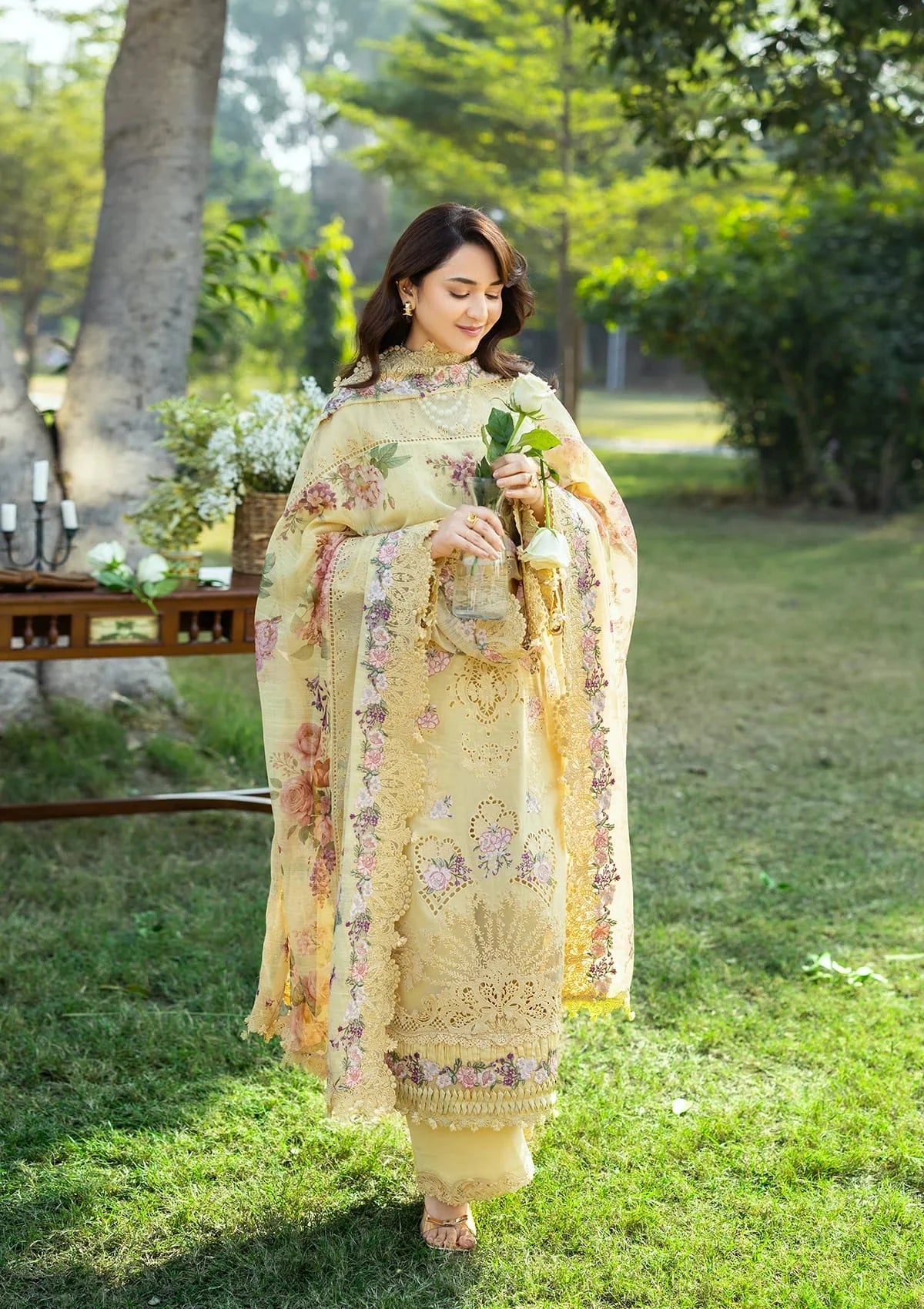 Embroidered Lawn Suit By ELAF