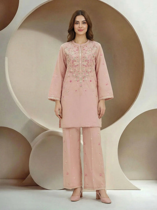 2 Piece Lawn Suit- Embroidered