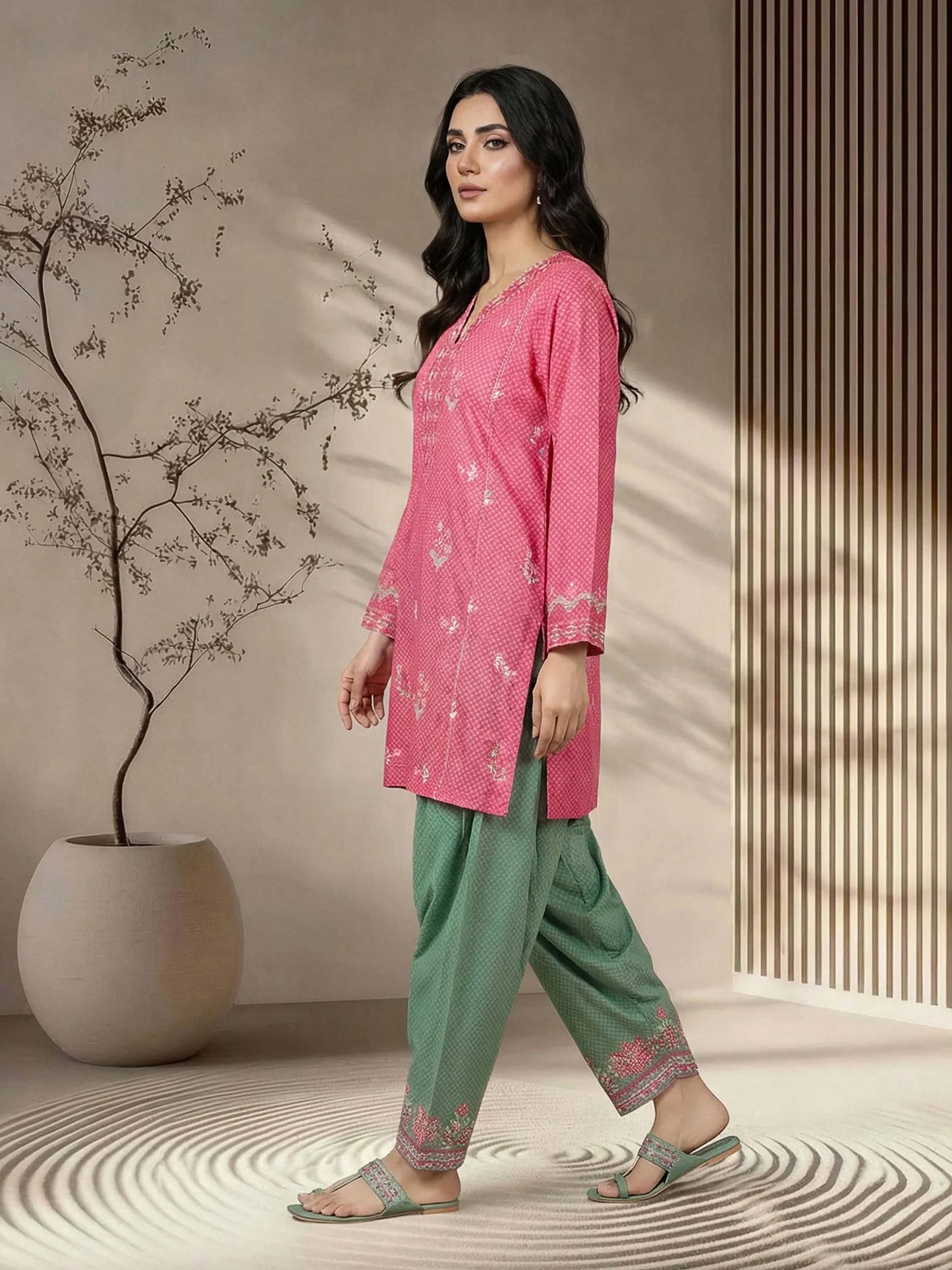 2 Piece Lawn Suit- Embroidered by LIMELIGHT