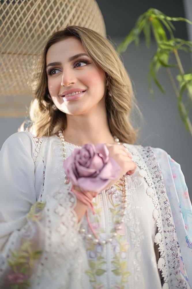 Unstitched | Luxury 3 Piece lawn suit