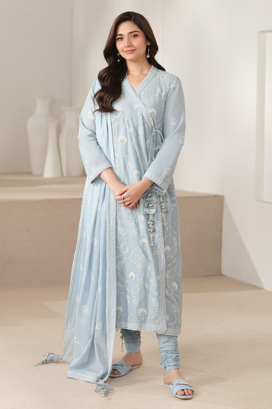 EMBROIDERED LAWN SUIT BY KASERIYA