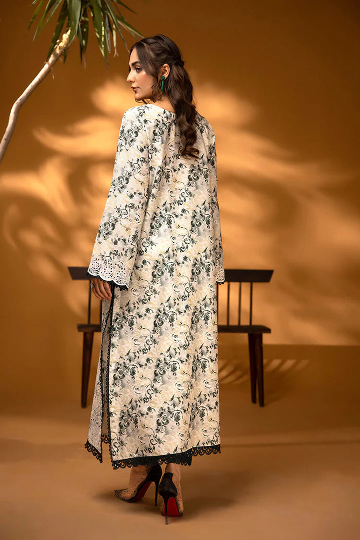 2-PC Unstitched Embroidered Chikankari Lawn Suit by ellena