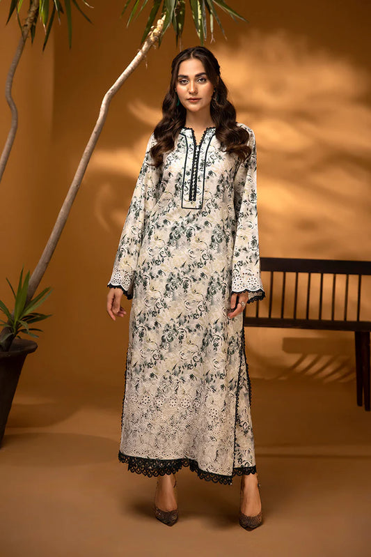 2-PC Unstitched Embroidered Chikankari Lawn Suit by ellena