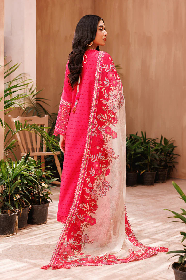 3-PC Unstitched Embroidered Chikankari Lawn Suit by ellena