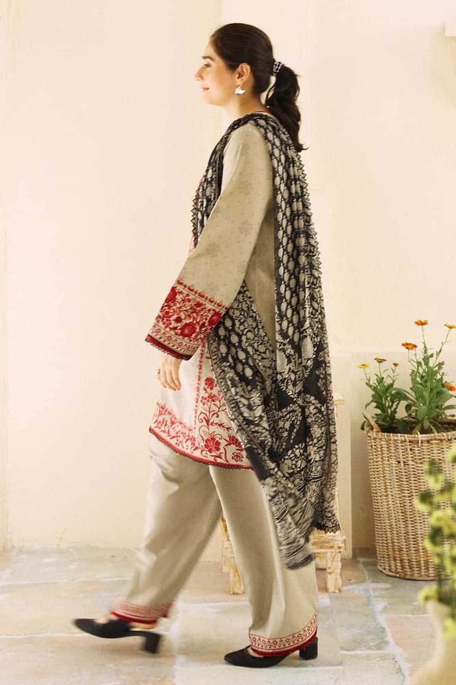 Unstitched | Embroidered Lawn 3 Piece
