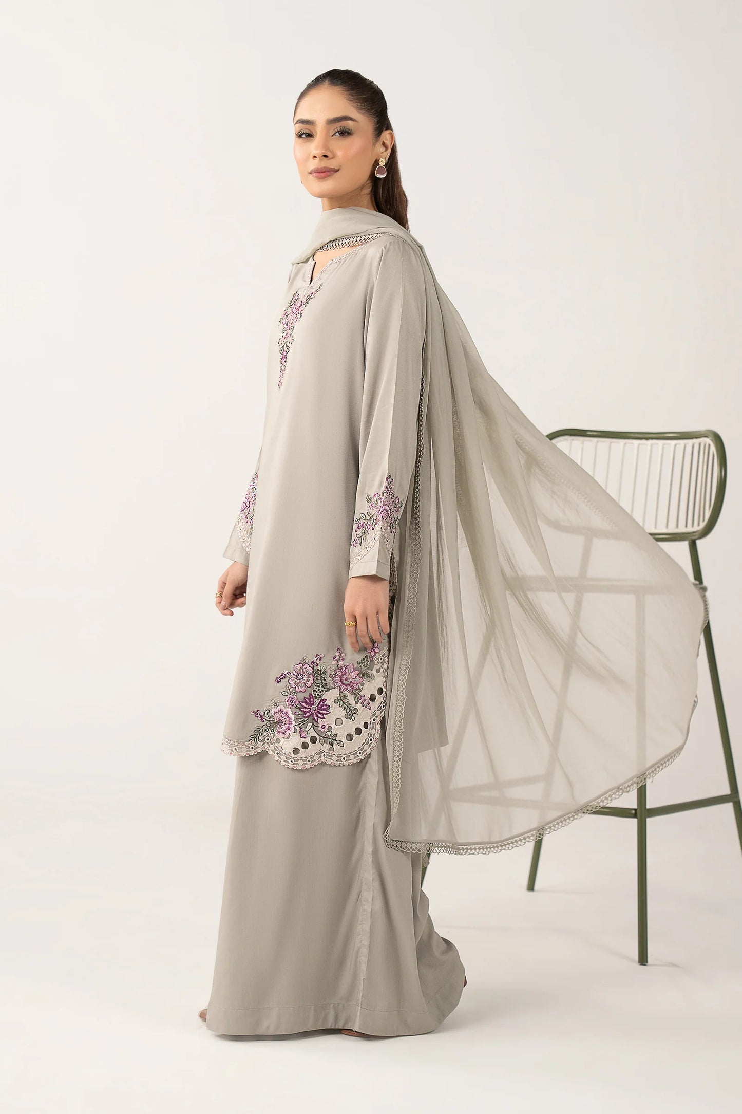 Embroidered 2 piece lawn suit by MARIA.B