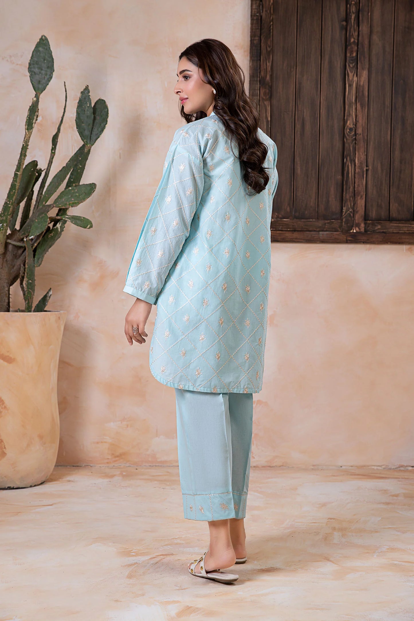 2 Piece Embroidered Lawn Suit by MARIA.B