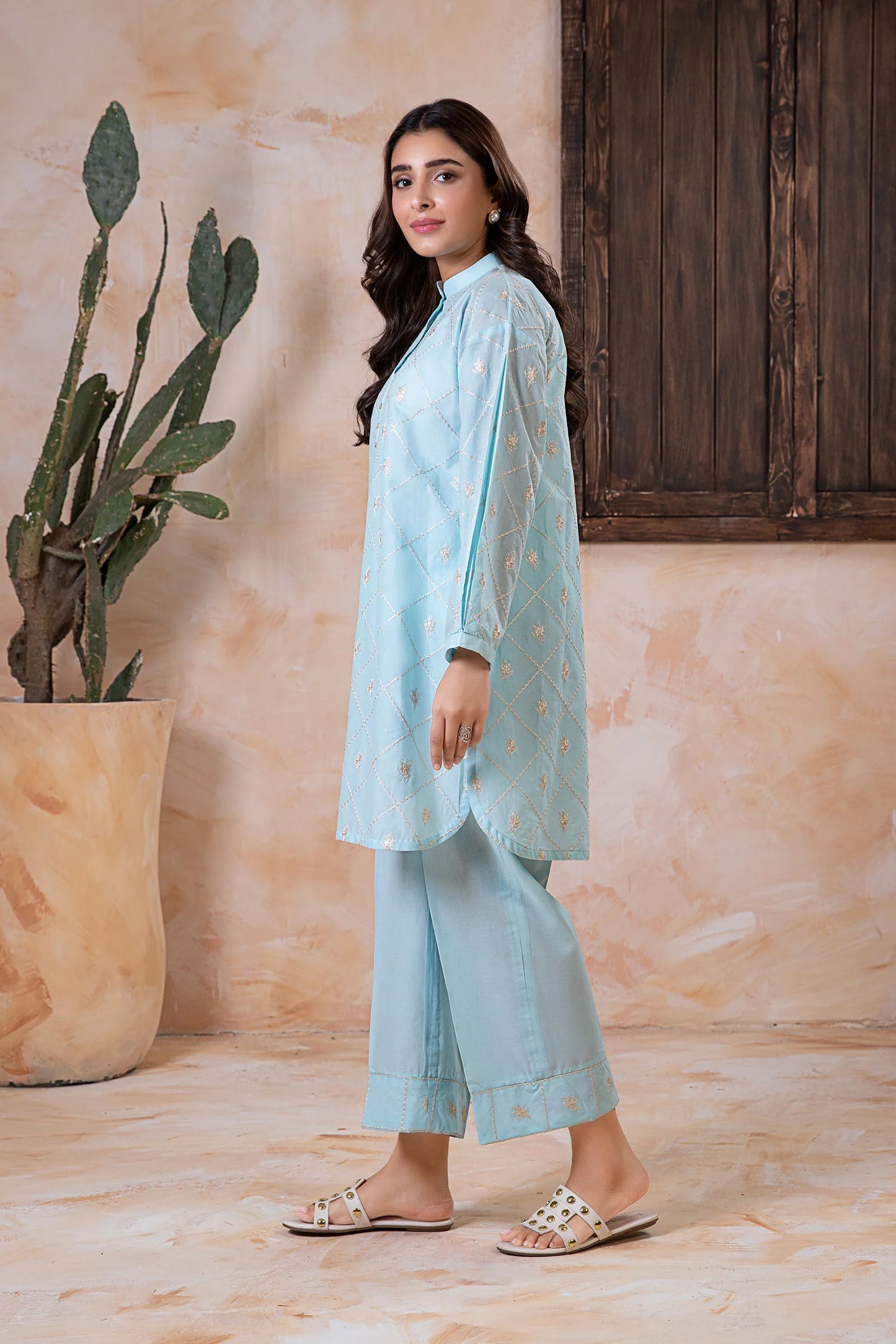 2 Piece Embroidered Lawn Suit by MARIA.B
