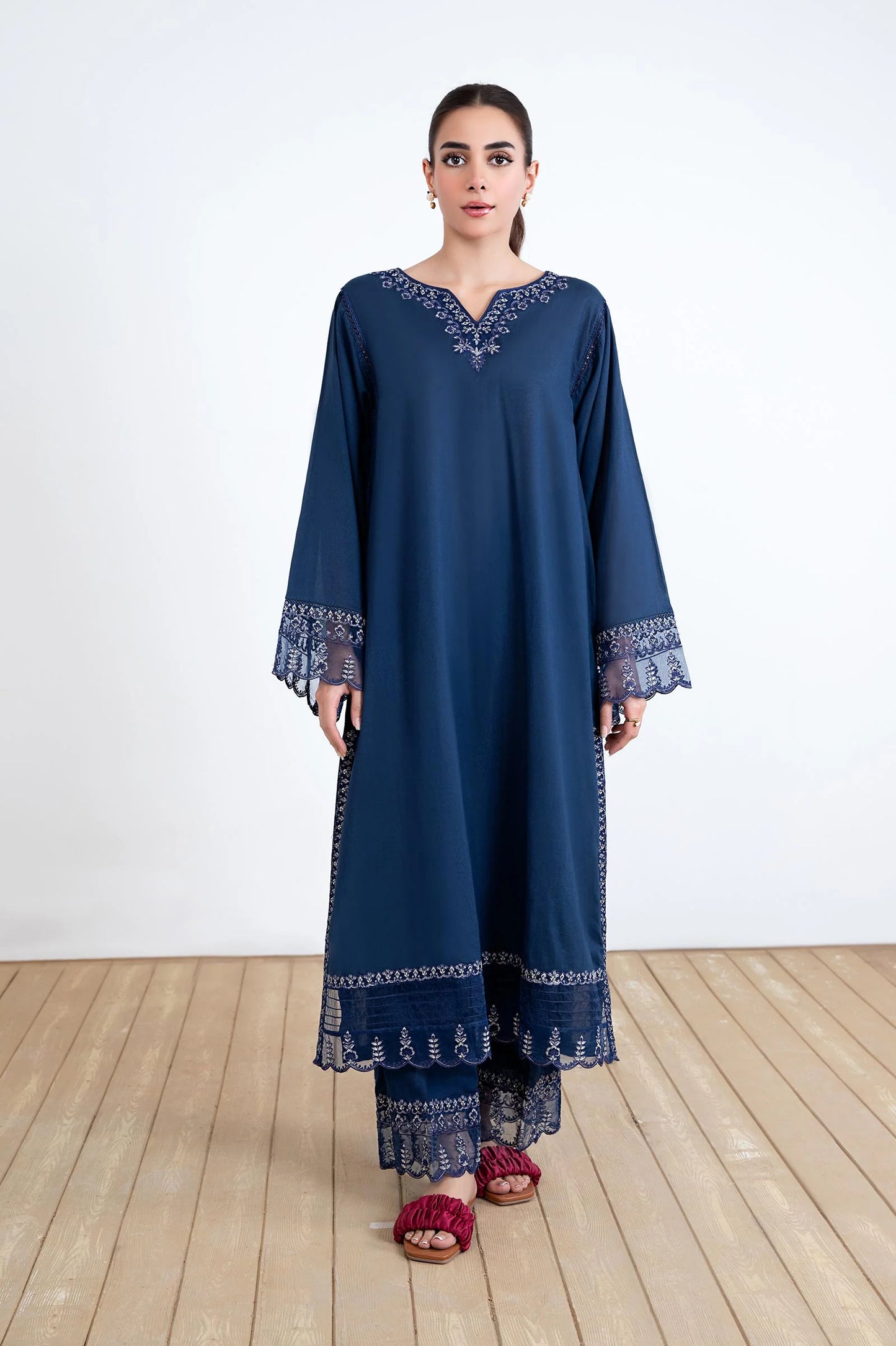 2 Piece Embroidered Lawn Suit by MARIA.B