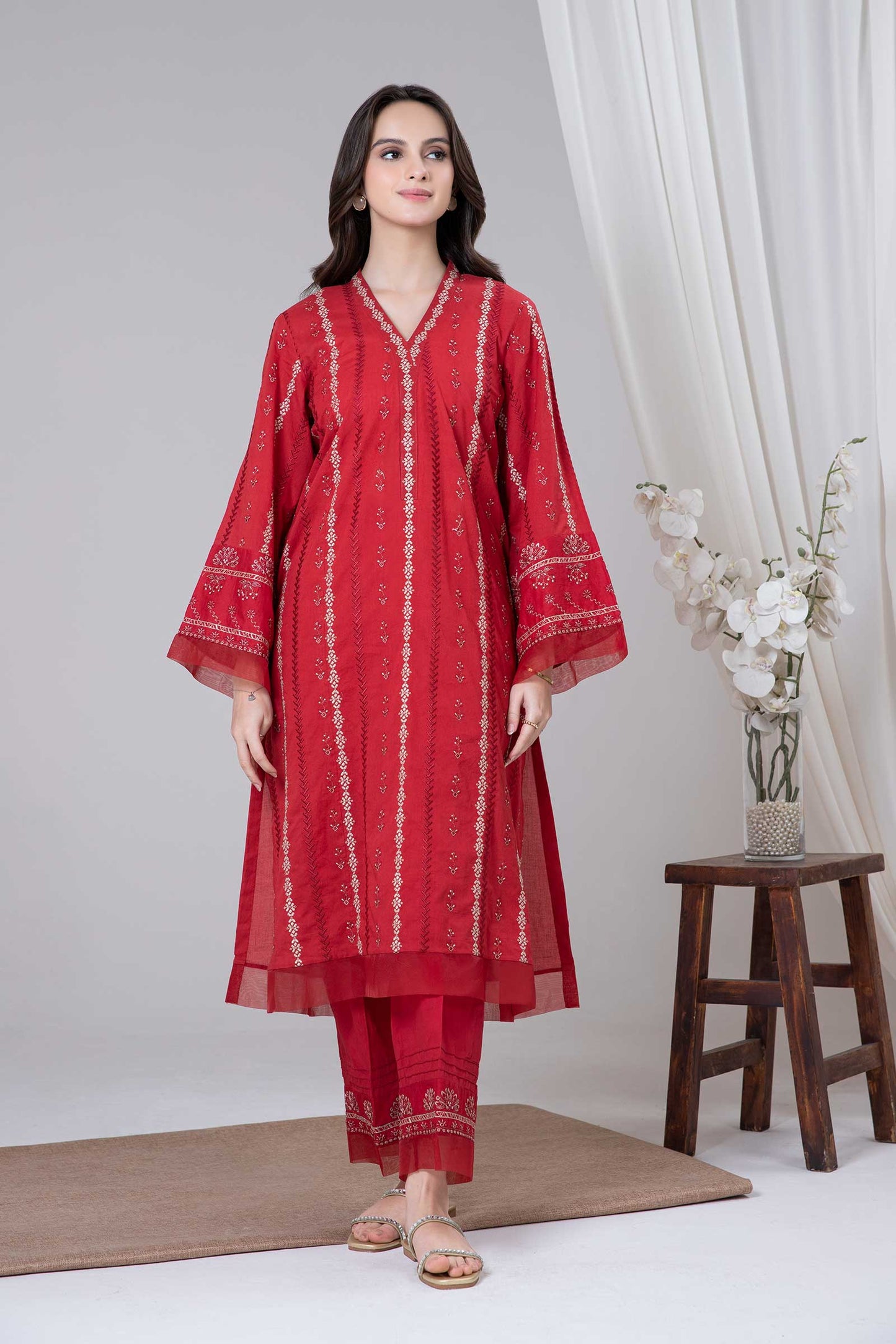 2 Piece Embroidered Lawn Suit by MARIA.B