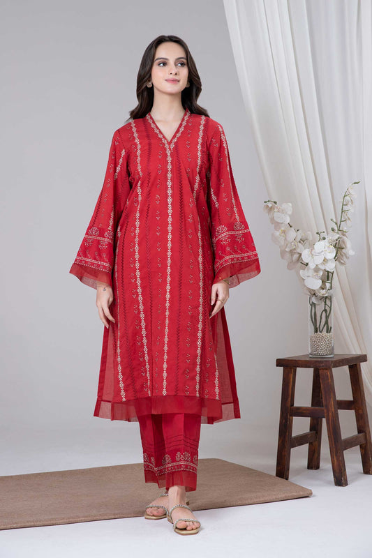 2 Piece Embroidered Lawn Suit