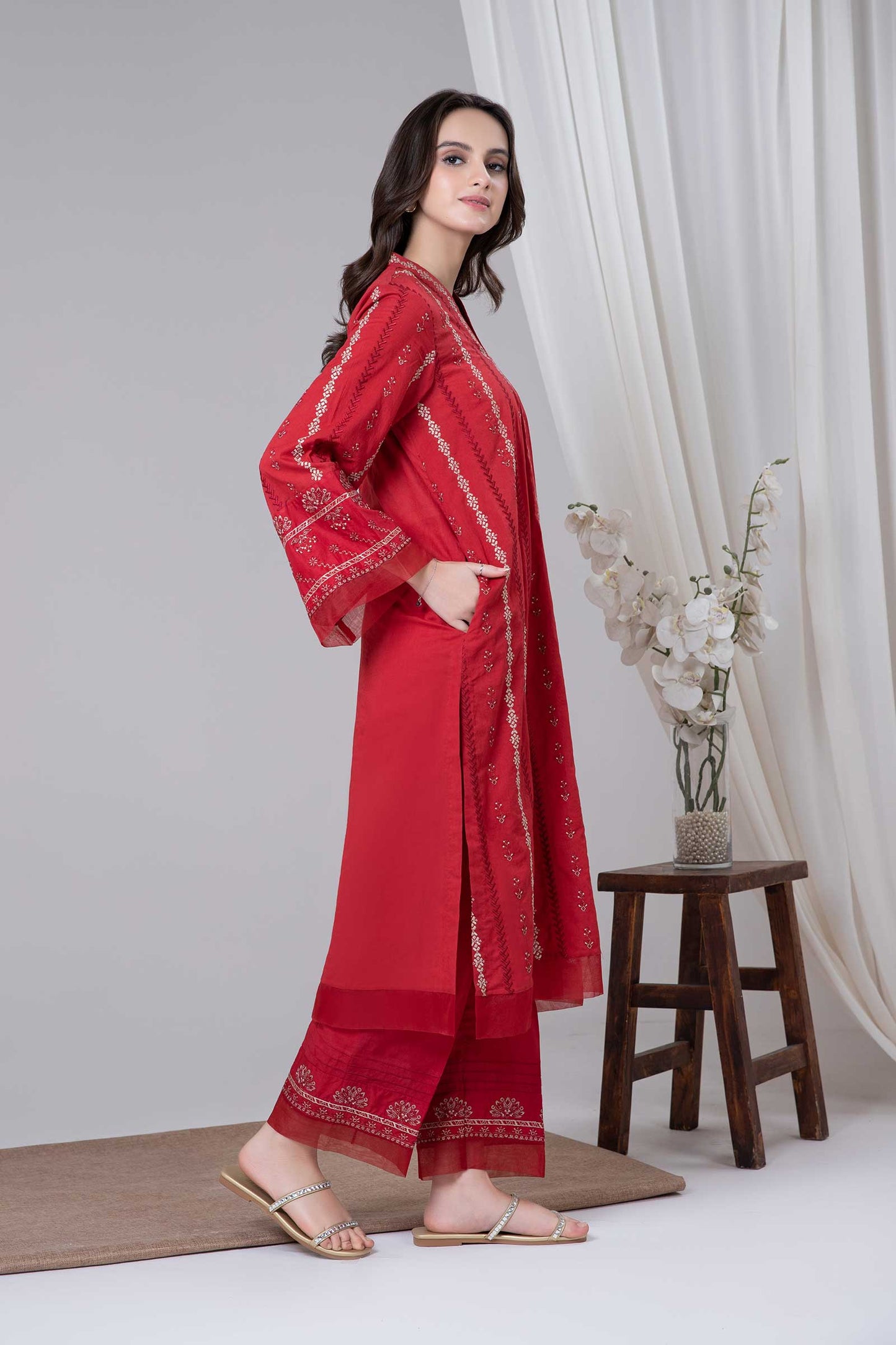 2 Piece Embroidered Lawn Suit by MARIA.B