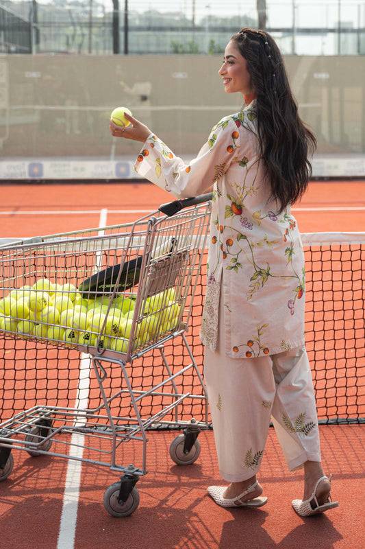 2 Pc Embroidered Lawn Suit