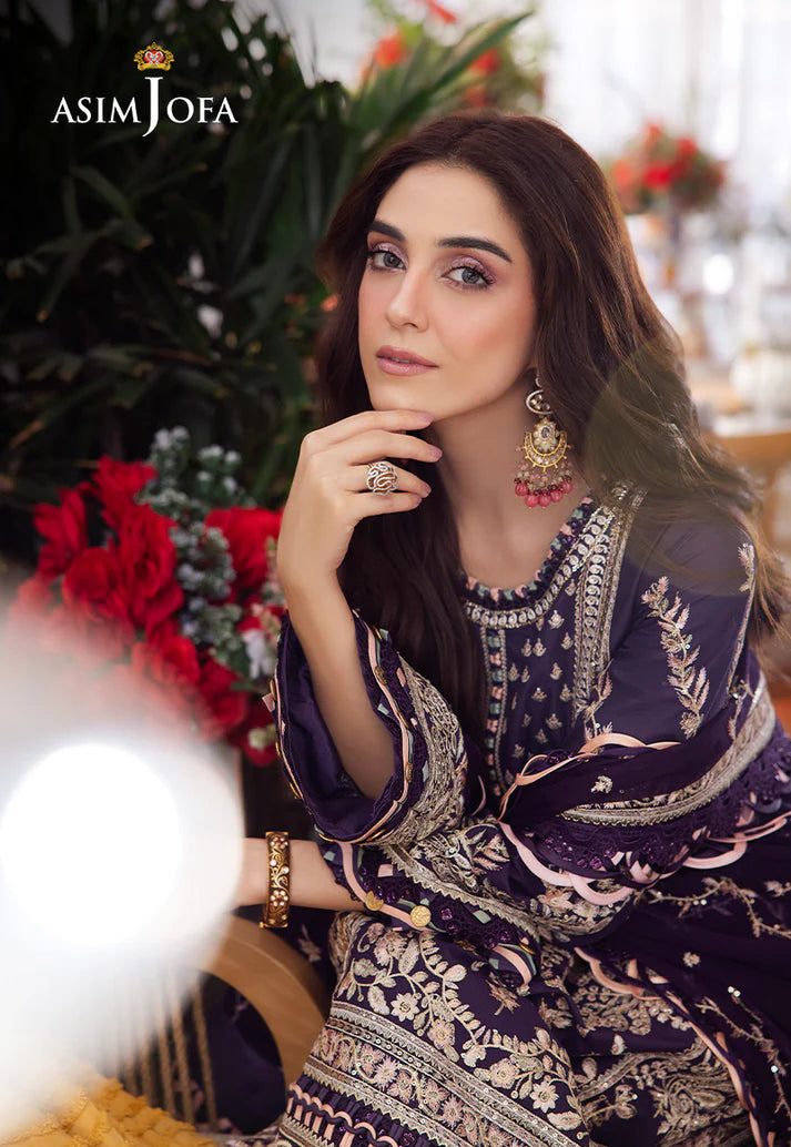 EMBROIDERED LAWN 3 PCS BY ASIM JOFA